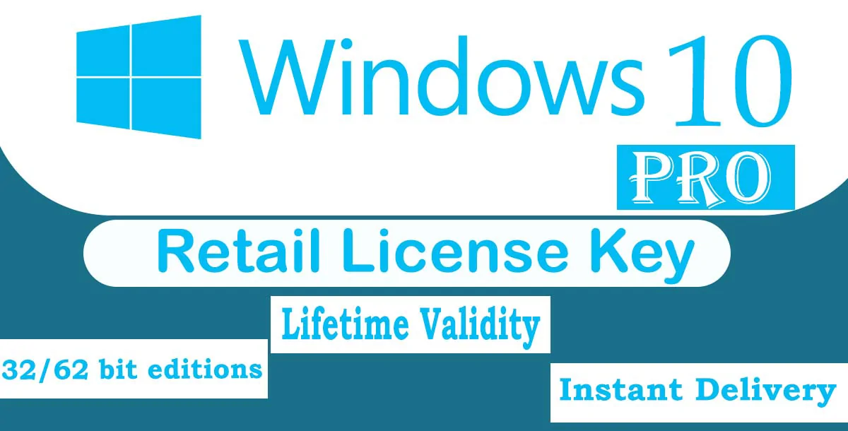 Genuine Microsoft Windows 10 Professional Retail Key