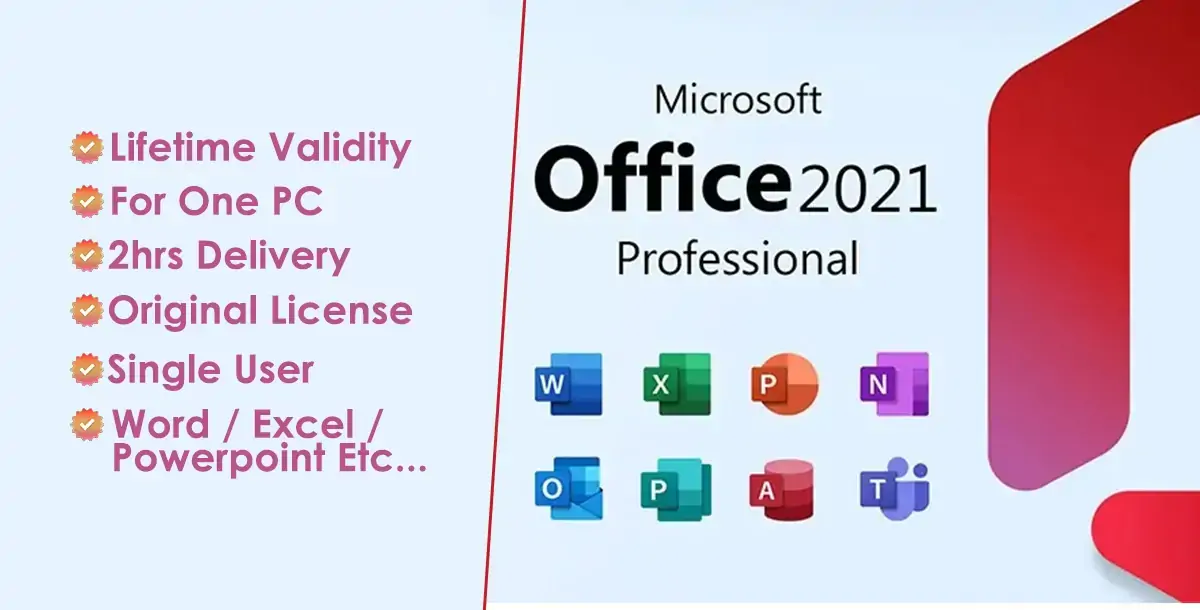 MICROSOFT office 2021 Pro Plus Lifetime For Windows 32 64 Bit Windows Lifetime
