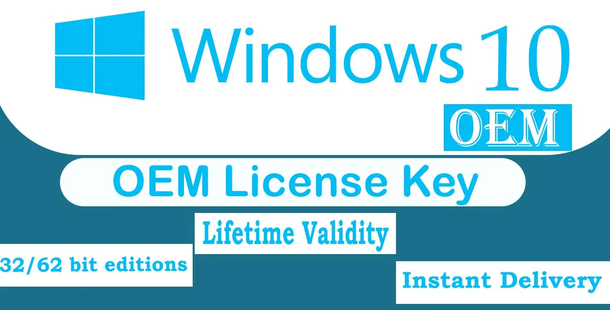 Genuine Microsoft Windows 10 Professional OEM Key